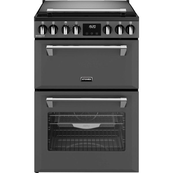Stoves DXMRARICH60DFANT Richmond Deluxe 60DF Mini Range Dual Fuel Cooker - Anthracite